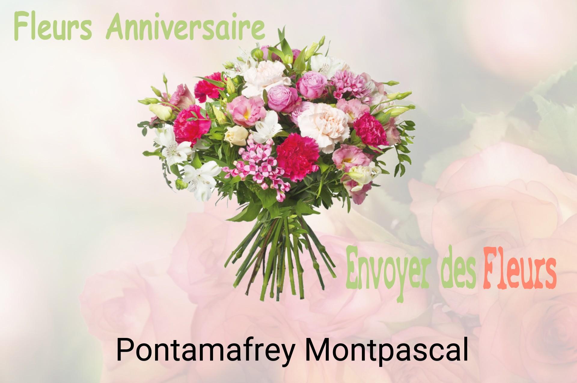 Bouquet de fleurs d’anniversaire livré à Pontamafrey-Montpascal